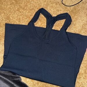 lululemon cool racerback Tank Top: dark blue